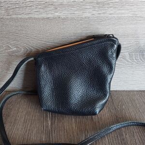 Vintage Thomas Leathers Two Tone Mini Shoulder Crossbody Bag